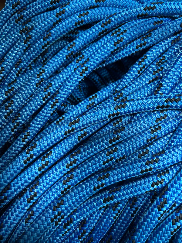 West Coast Climber Double Braid 1/2" Rigging Rope Blue